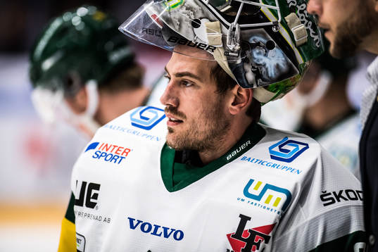 Björklövens målvakt Mattias Pettersson