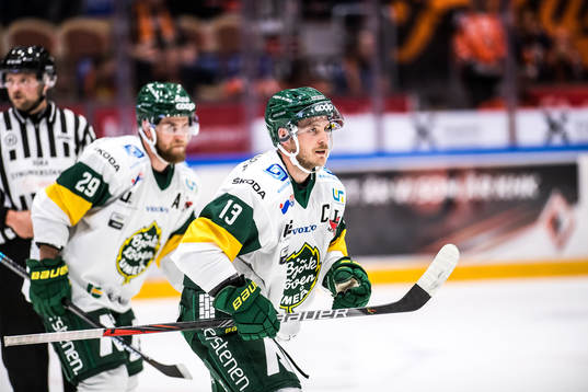 under ishockeymatchen i Hockeyallsvenskan mellan Karlskrona