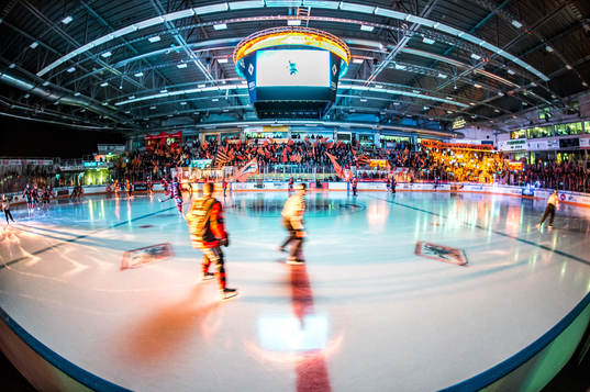 NKT arena i Karlskrona interiört