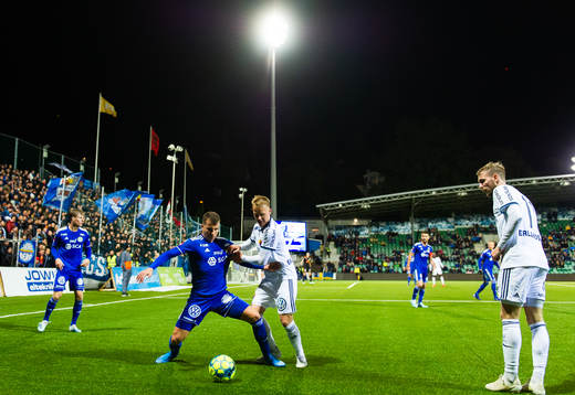Sundsvalls Pol Roige Rodriguez och Djurgårdens Elliot Käck