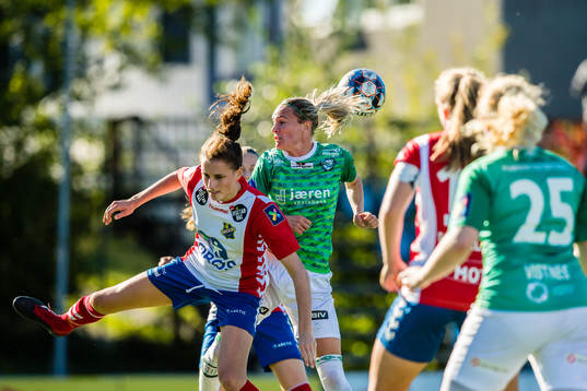 Trine Skjelstad Jensen of Lyn and Gry Tofte Ims of Klepp