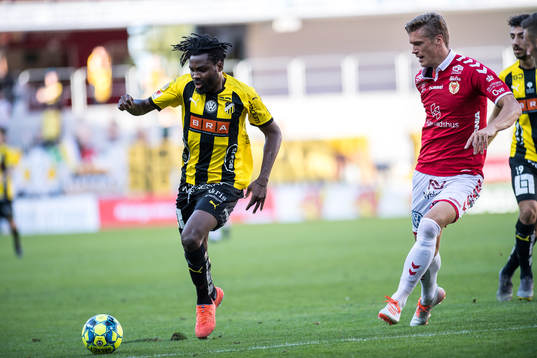 Häckens Kwame Kizito och Kalmars Viktor Elm