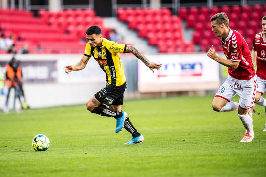 Häckens Ahmed Yasin och Kalmars Viktor Elm