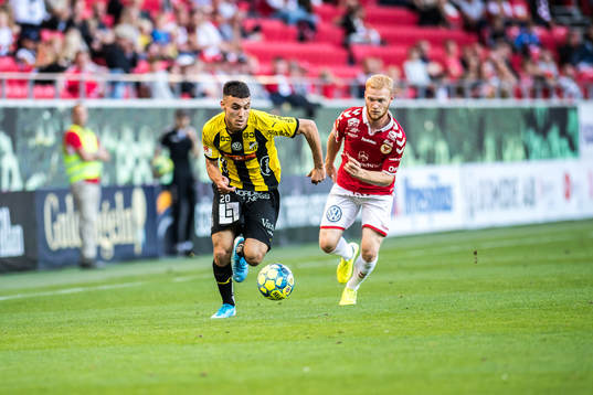 Häckens Ali Youssef och Kalmars Nils Fröling