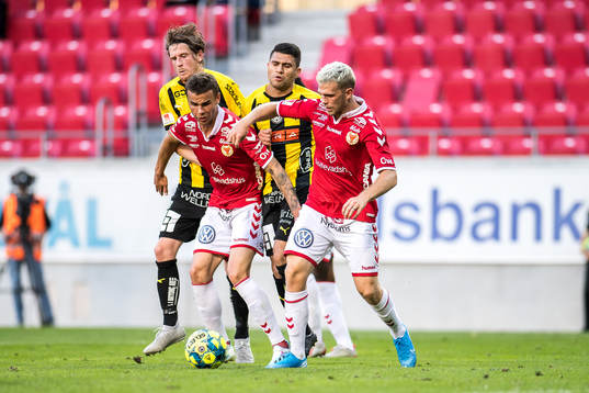 Häckens Erik Friberg, Paulinho och Kalmars Herman Hallberg