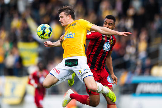 Falkenbergs Kirill Pogrebnyak och Östersunds Noah Sonko