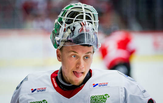 Frölundas målvakt Niklas Rubin