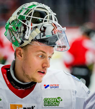 Frölundas målvakt Niklas Rubin
