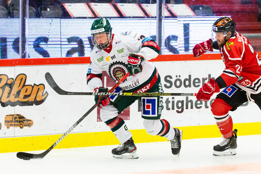 Frölundas Lucas Raymond och Örebros Aaron Irving