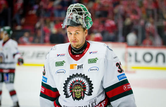 Frölundas målvakt Johan Mattsson