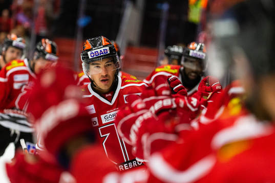 Örebros Shane Harper jublar