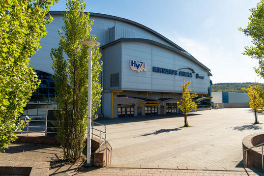 Generell bild exteriört på Kinnarps arena
