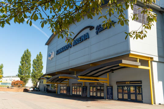 Generell bild exteriört på Kinnarps arena