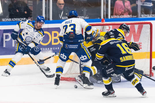 s målvakt Jonas Gunnarsson, Christian Sandberg och Filip