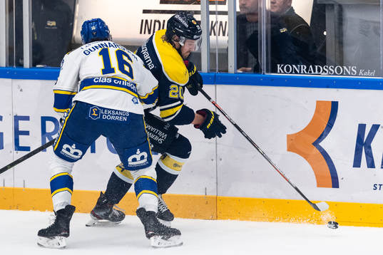 s Linus Sandin och Leksands Daniel Gunnarsson