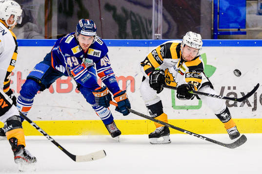 Växjös David Bernhardt och Skellefteås Adam Pettersson