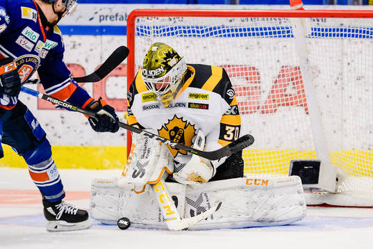 Skellefteås målvakt Gustaf Lindvall