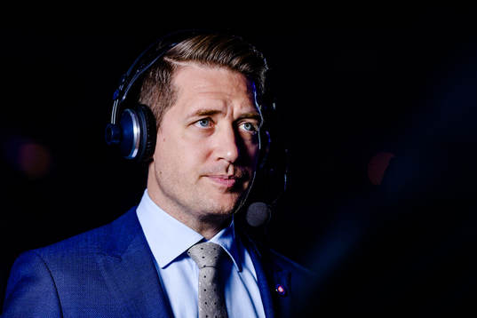 Växjös tränare Sam Hallam