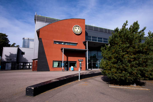 Exteriör av Monitor ERP Arena