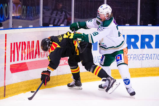 Brynäs Tomi Sallinen och Färjestads Linus Arnesson