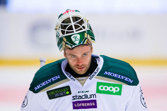 Färjestads målvakt Markus Svensson