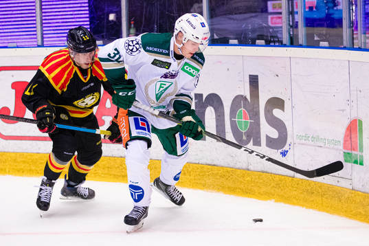 Brynäs Josef Ingman och Färjestads Carl Jakobsson