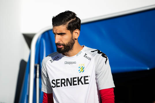IFK Göteborgs målvakt Ioannis Anestis innan