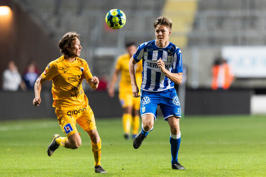 Sirius Axel Björnström och IFK Göteborgs Emil Holm