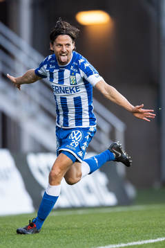 IFK Göteborgs Lasse Vibe jublar
