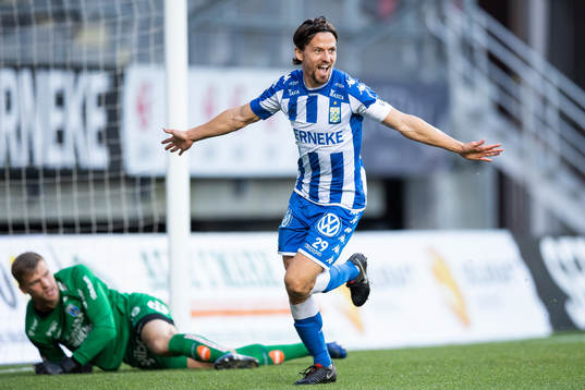 IFK Göteborgs Lasse Vibe jublar