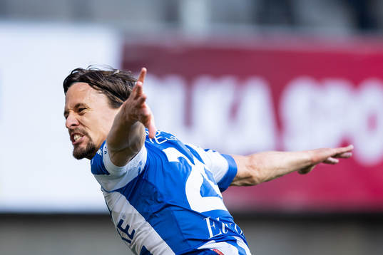 IFK Göteborgs Lasse Vibe jublar