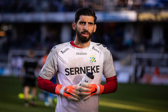 IFK Göteborgs målvakt Ioannis Anestis innan
