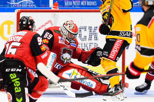 Malmö Redhawks målvakt Oscar Alsenfelt