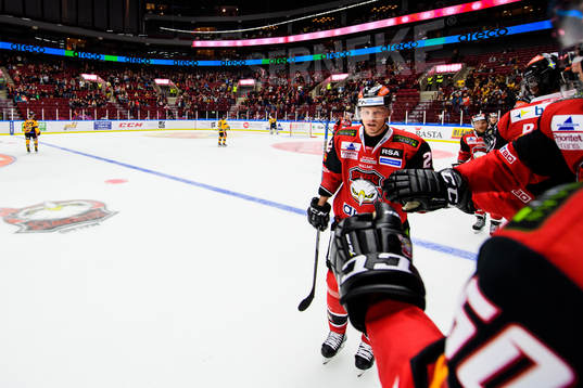 Malmö Redhawks Lars Bryggman jublar