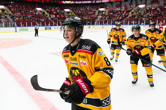 Luleås Noel Gunler jublar