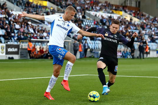 IFK Norrköpings Filip Dagerstål och Örebros Jake Larsson