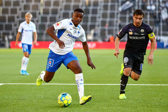 IFK Norrköpings Manasse Kusu och Örebros Nordin Gerzic