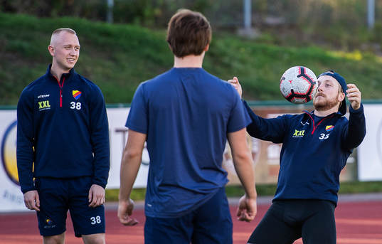 Djurgårdens Olle Alsing och Linus Hultström