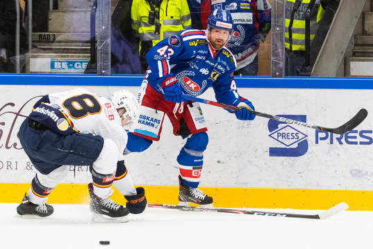 Oskarshamns Nichlas Hardt och Djurgårdens Anton Hedman