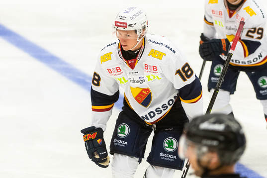 Djurgårdens Simon Johansson jublar
