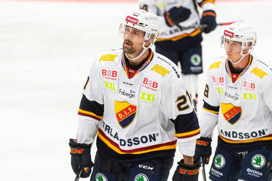 Djurgårdens Patrik Berglund jublar