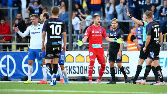 IFK Norrköpings Christoffer Nyman jublar