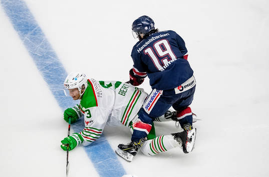 Rögles Daniel Bertov och Linköpings Joe Whitney