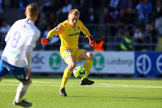 IFK Norrköpings målvakt Isak Pettersson