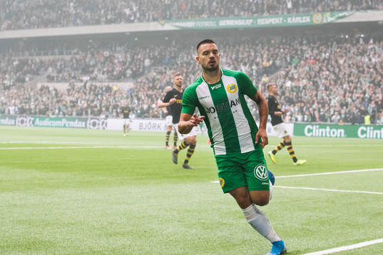 Hammarbys Vladimir Rodic jublaer