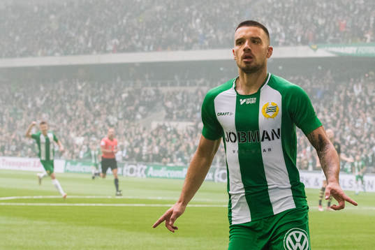 Hammarbys Vladimir Rodic jublar