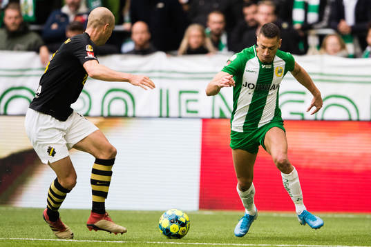 s Per Karlsson och Hammarbys Nikola Djurdjic