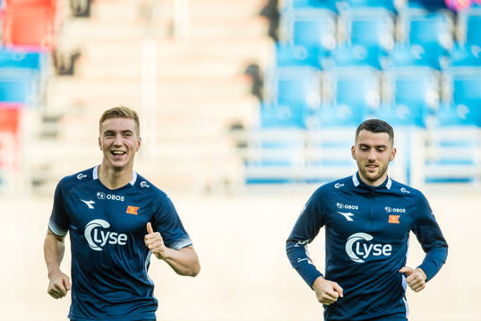 Kristian Thorstvedt and Zymer Bytyqi of Viking