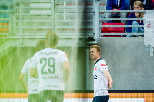 Even Østensen of Viking celebrates