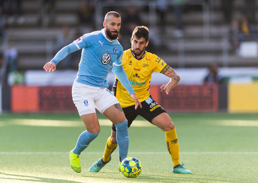 Malmö FFs Guillermo Molins och Elfsborgs Alejandro